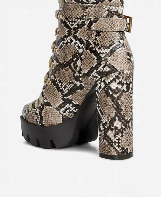 London Rag - Women's Spruce Motorcyle Heeled Boot - Rack Hunt
