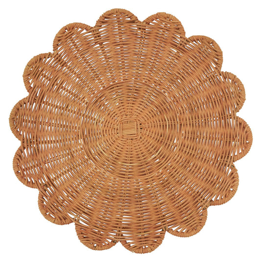 Rattan Charger Placemats - Set Of 4