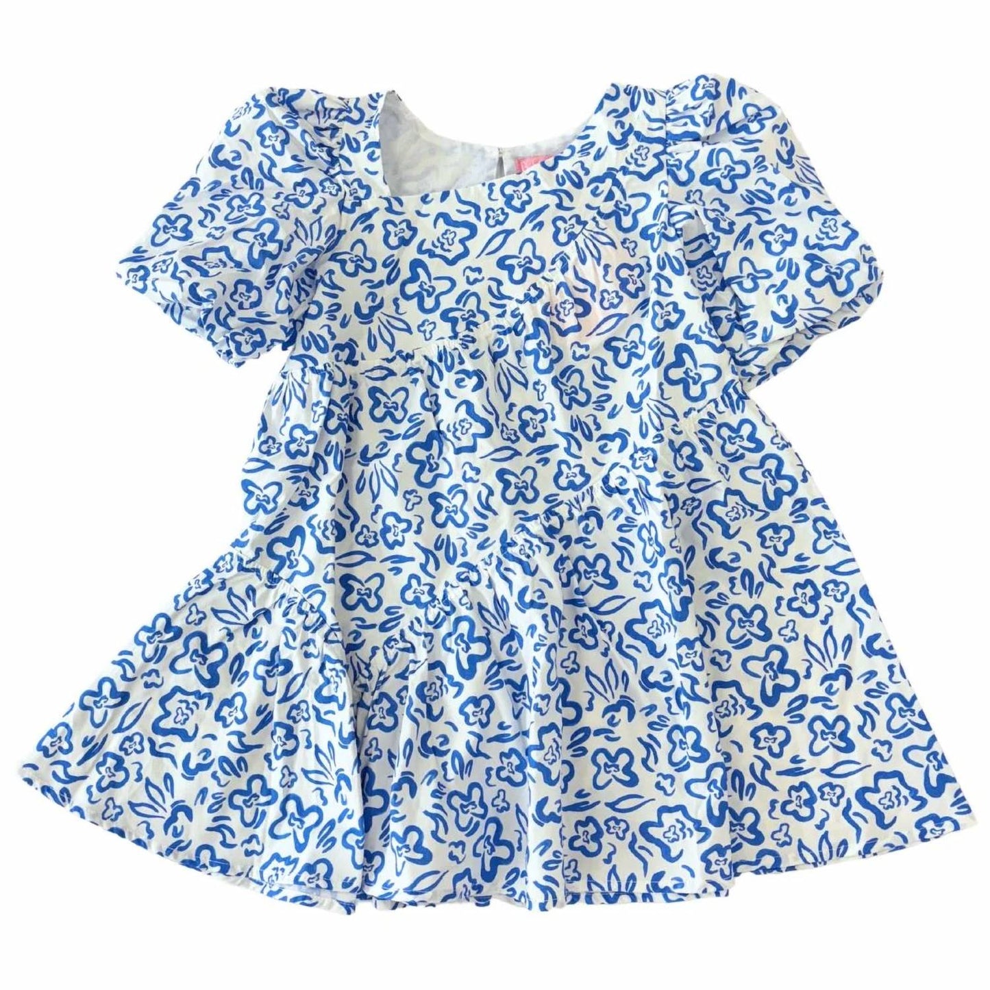 Asymmetrical Floral Dress