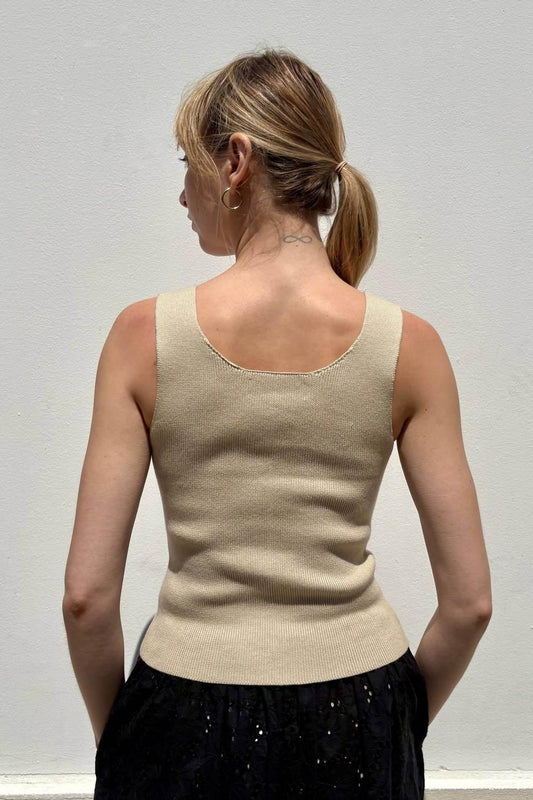 Rose Velvet - Katie Pima Cotton Tank Top - Rack Hunt