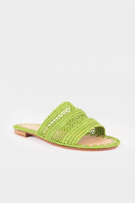 Melocotton - Women's Raffia Flat Sandal - Rack Hunt