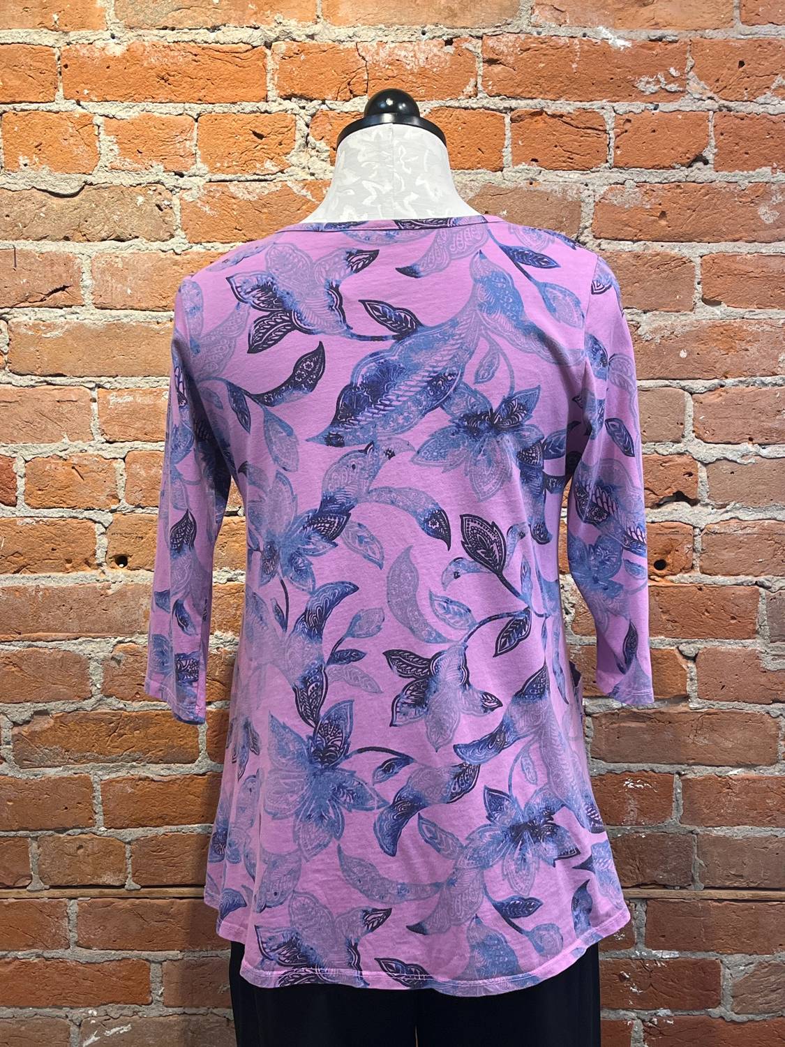 Women's Scallop-edge Scoop Tunic