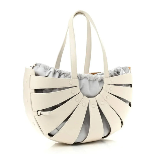 Bottega Veneta - Women's French Calfskin Shell Shoulder Bag - Rack Hunt