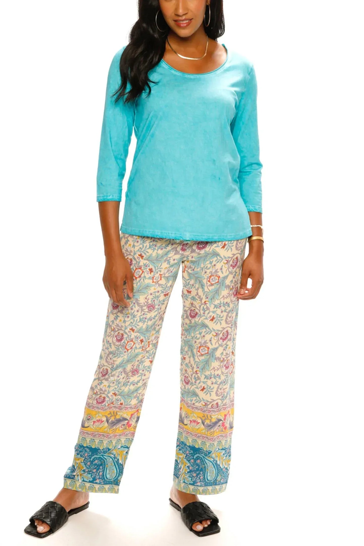 Paparazzi Fashion - Floral And Vine Easy Pants - Rack Hunt