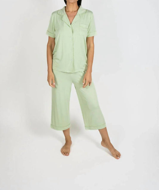 Jolene Cropped Pajama Set