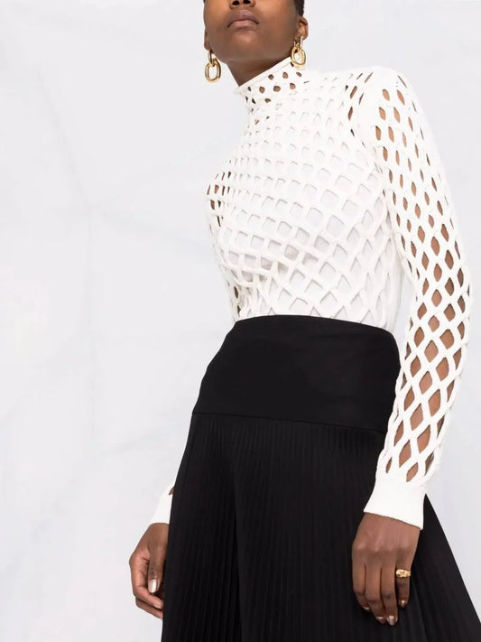 Valentino - Cut-out Knitted Top - Rack Hunt