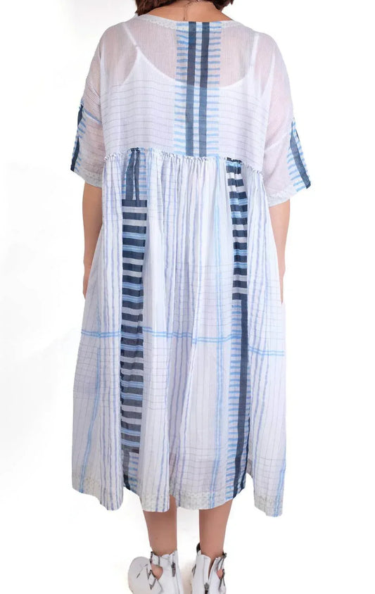 EKA Design Studio - Stripe Crewneck Midi Dress - Rack Hunt