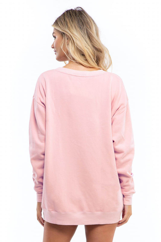 BRUNETTE THE LABEL - Uplift All Babes Crewneck Sweatshirt - Rack Hunt -