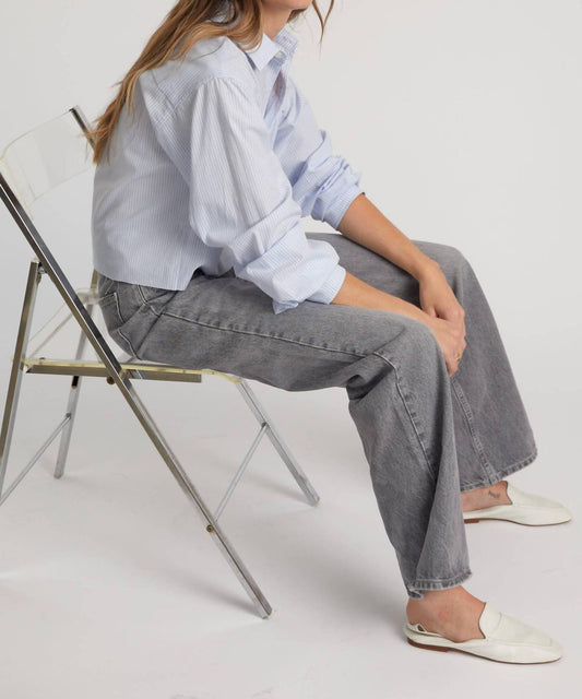Women's Cropped Long Sleeve Shirt