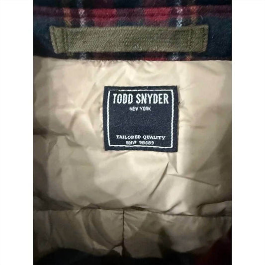 Todd Snyder - Quilted Wool Blend Plaid Shirt Jacket - Rack Hunt -