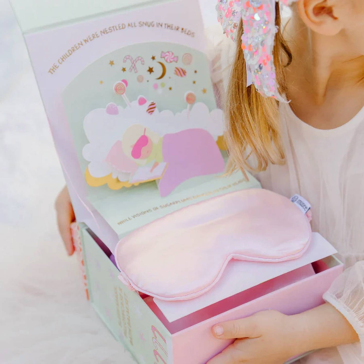 Girl's Visions Of Sugarplums Bath Balm & Eye Mask Set