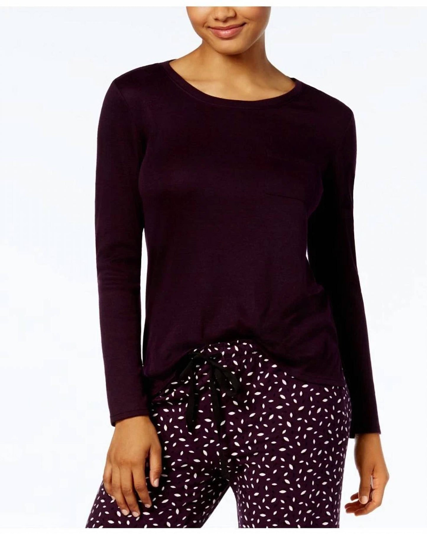 Scoop Neck Pajama Top