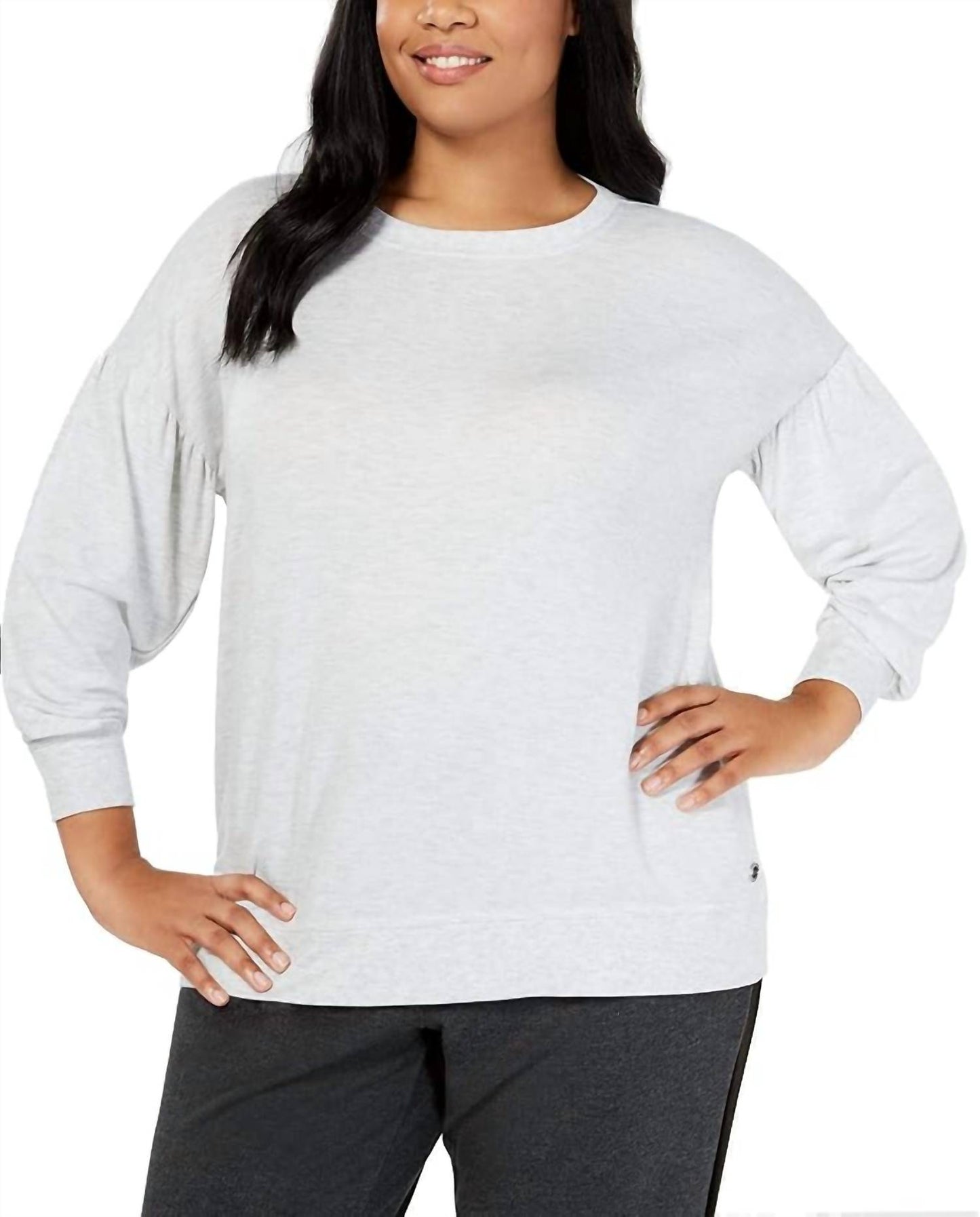 Activewear Flowing Sleeve Sweatshirt Top
