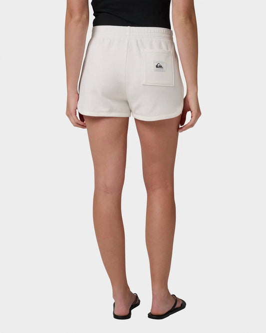 Quicksilver Women's Riptide Dolphin French Terry Short in White - view 2