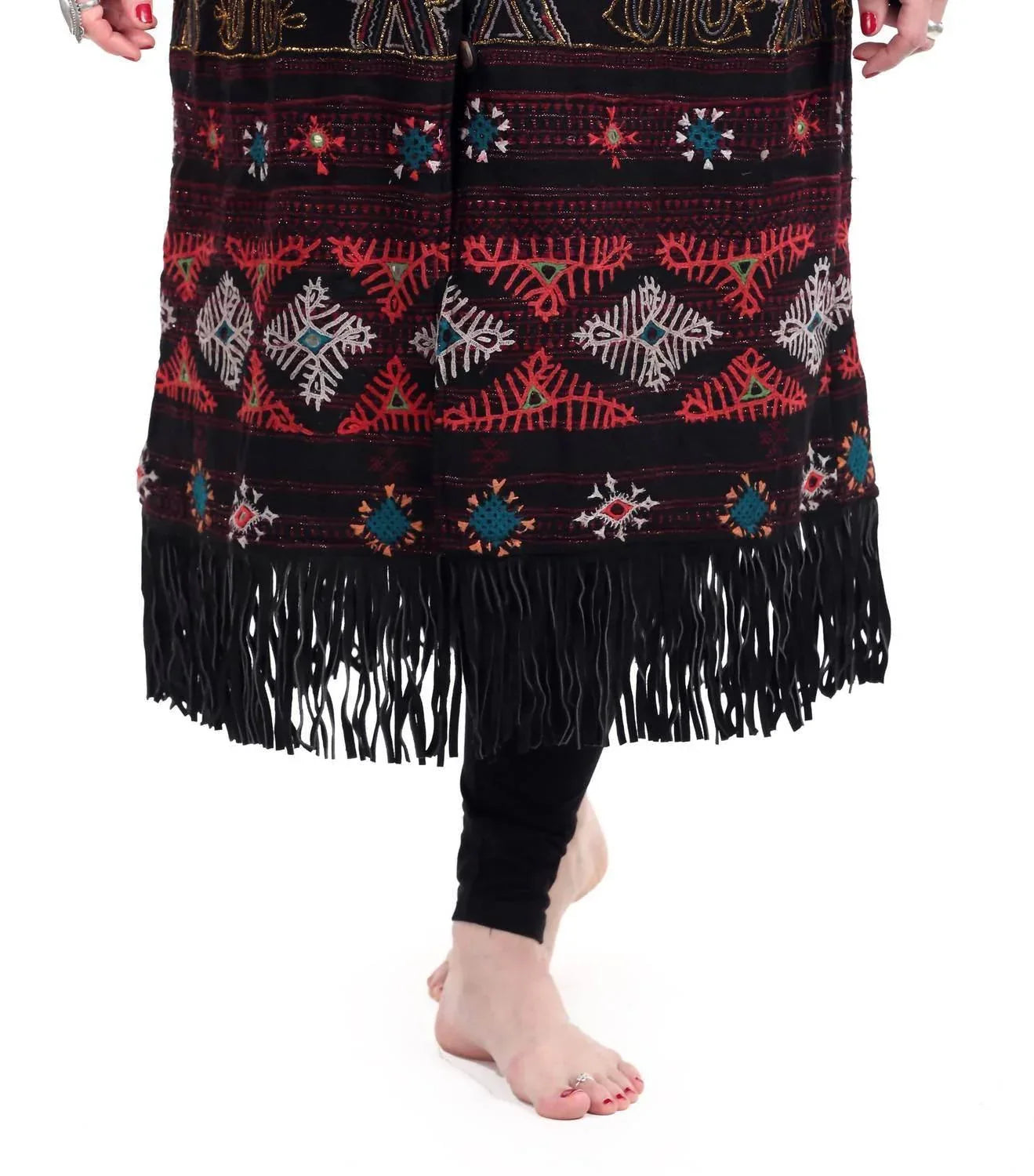StandAwt - Hand-embroidered Patches Merino Wool Coat - Rack Hunt