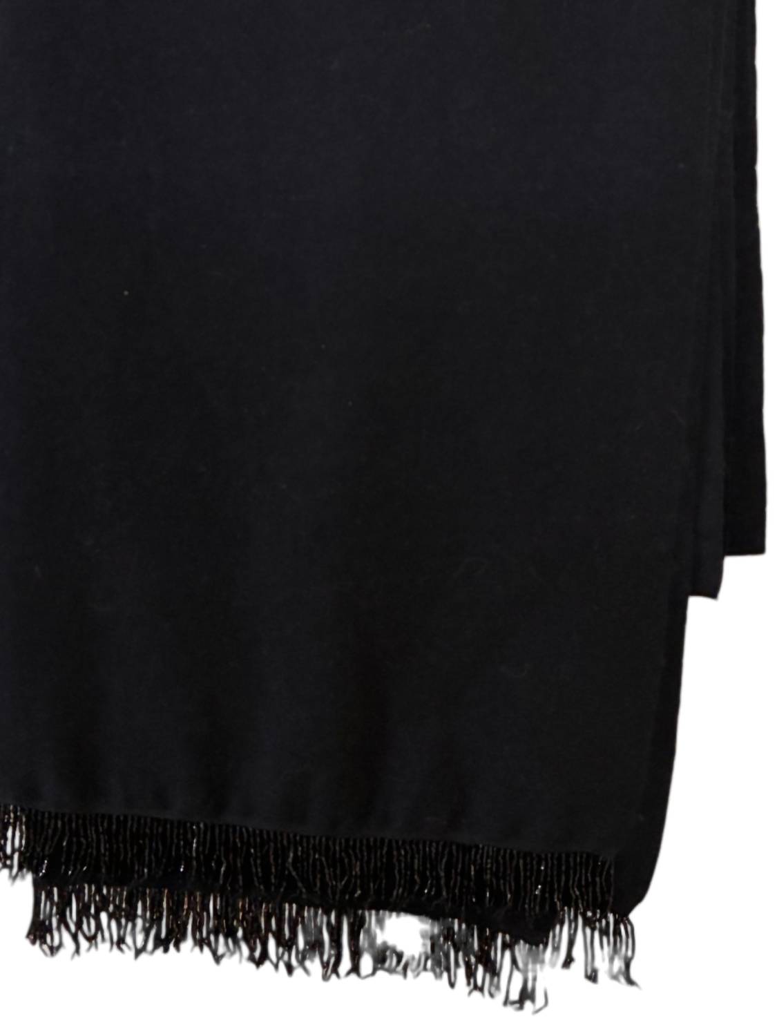 Women's Pashmina Scarf With Bead Trim