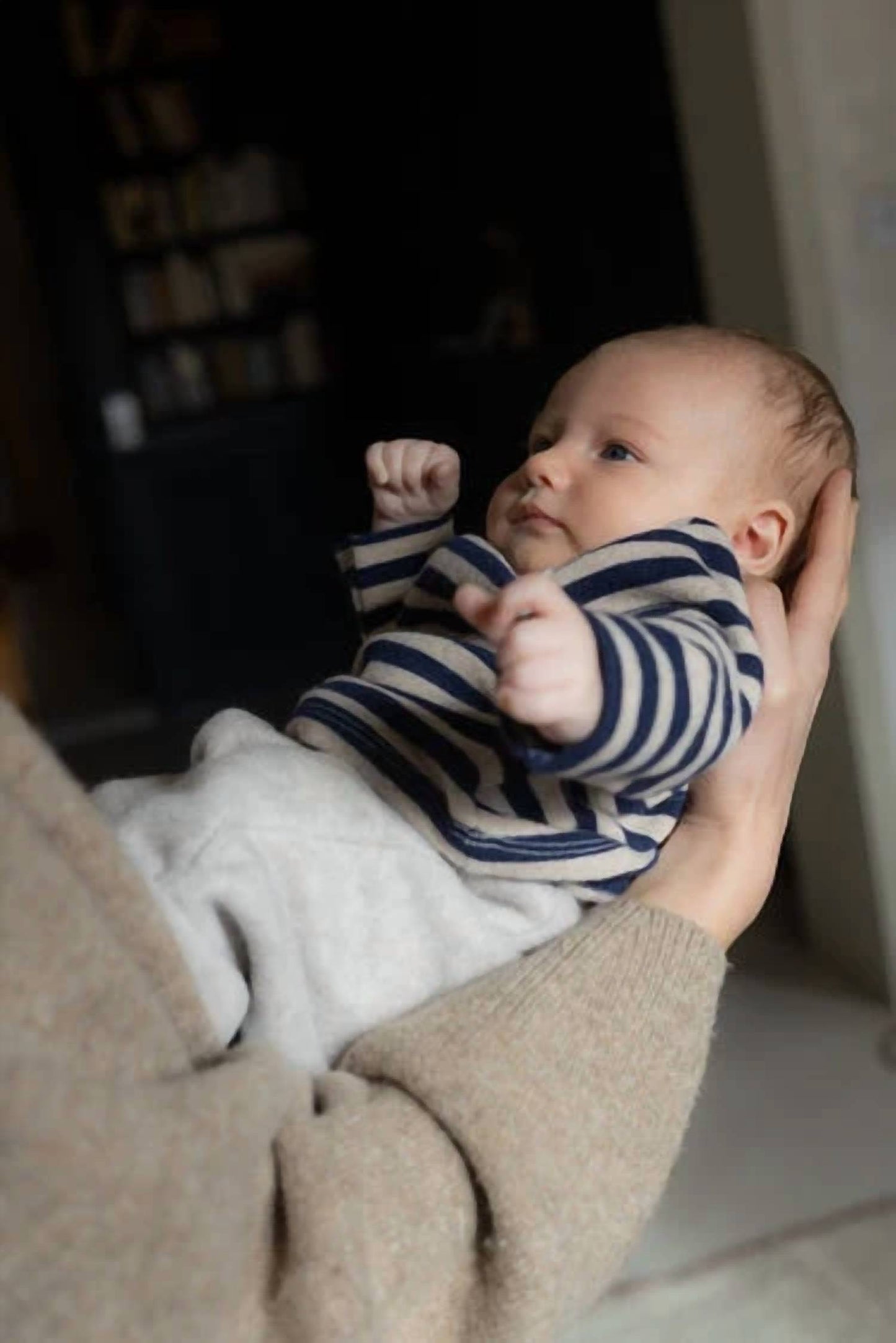 Boys Soft Striped Newborn Top