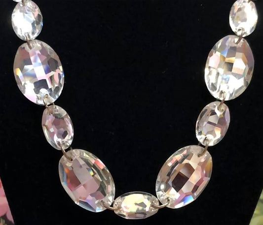 Jim Ball Designs - Women's Clear Crystal Formal Necklace - Rack Hunt -