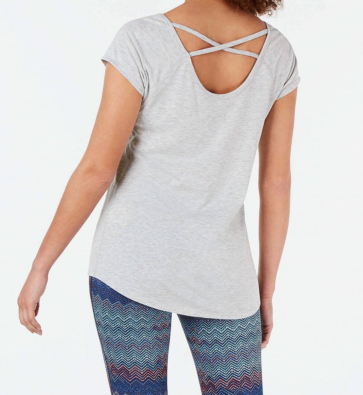 Activewear Graphic Cross Back T-Shirt