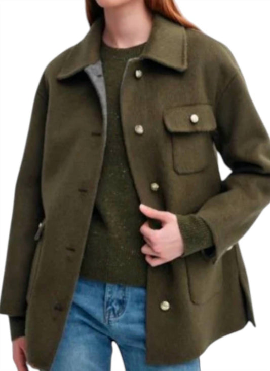 Cashmere Barn Jacket with Buttons