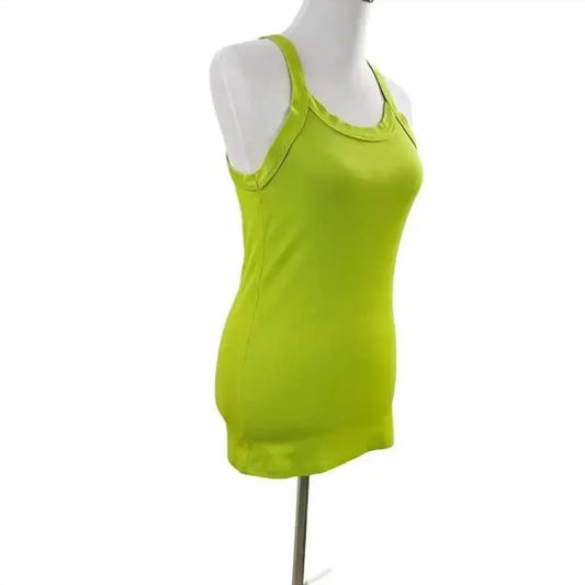 Josie Natori - Women's Ribbed Cotton Racerback Tank - Rack Hunt