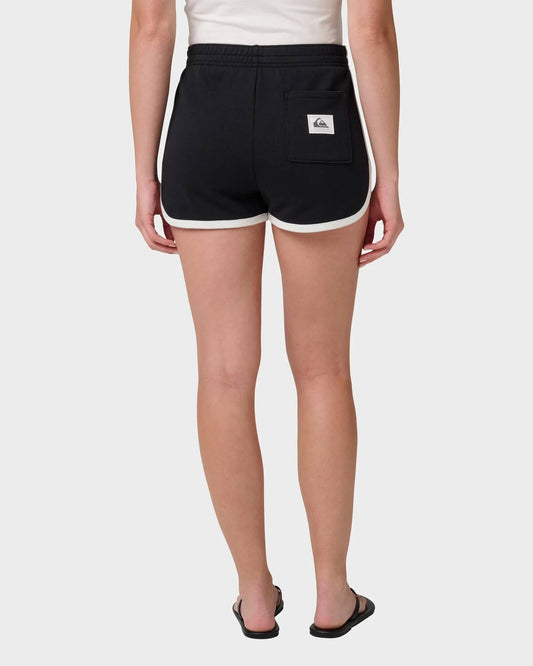 Quicksilver Women's Riptide Dolphin French Terry Short in Black - view 2