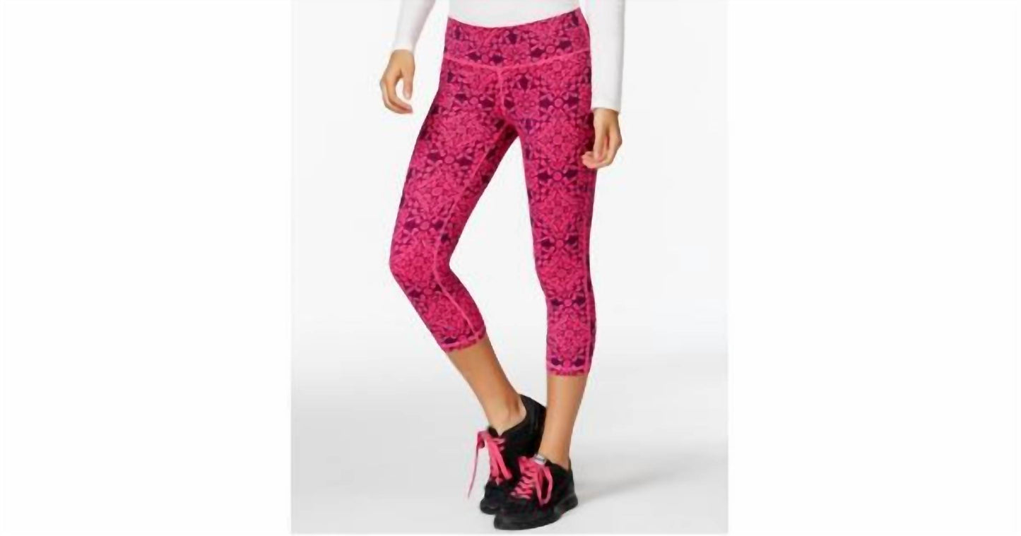Ideology Womens Printed Cropped Leggings
