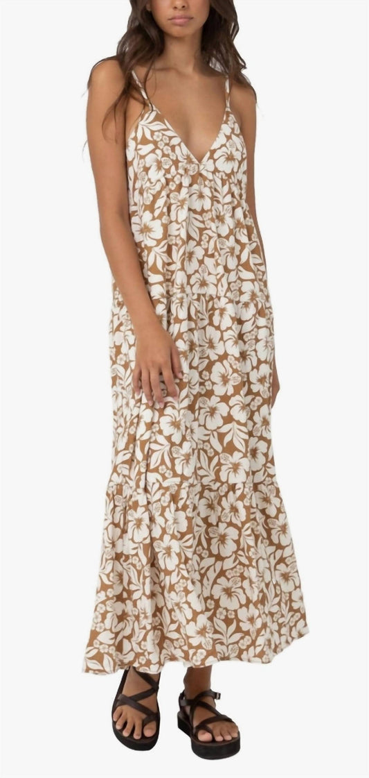 Pacific Tiered Midi Dress