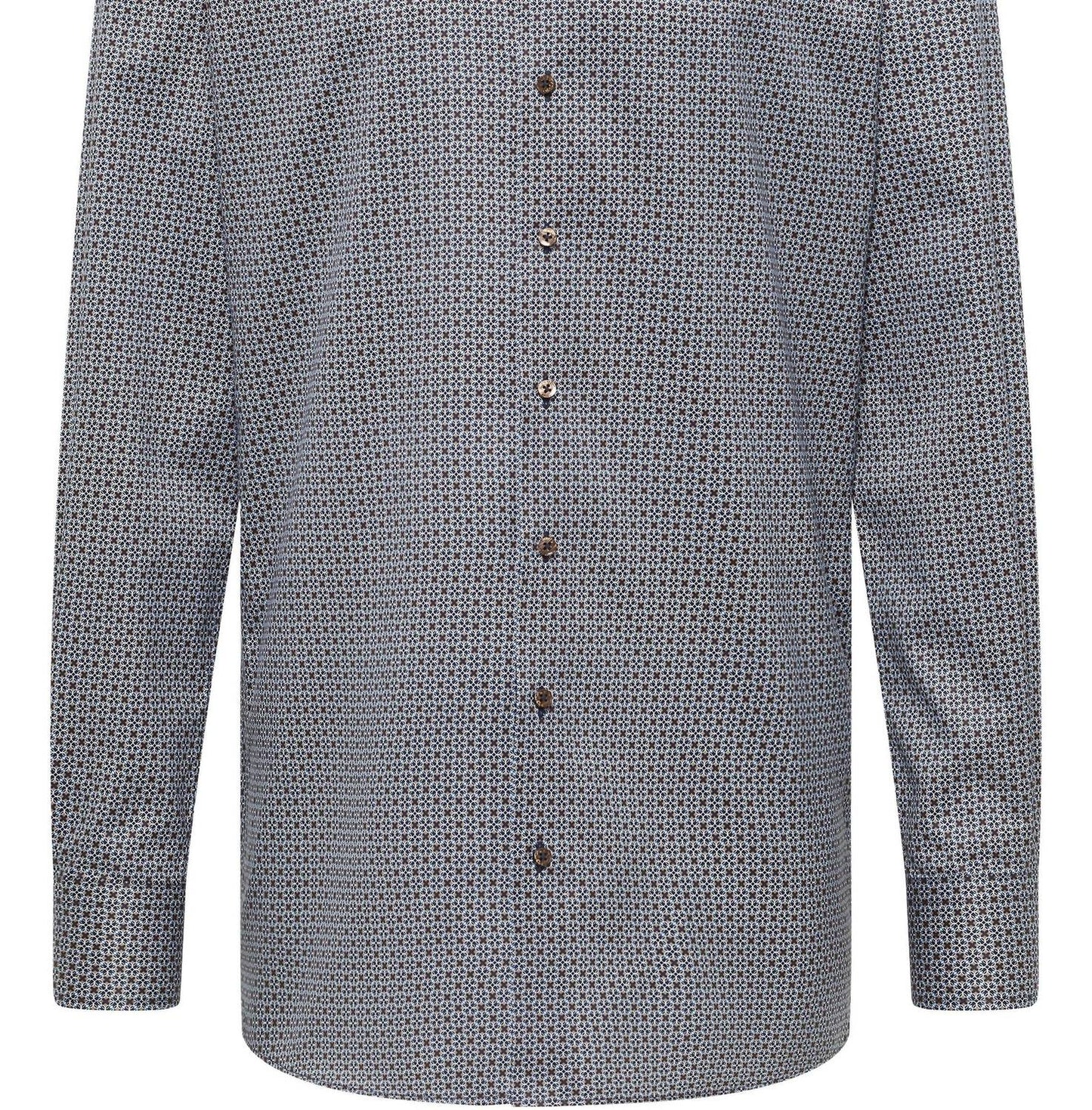Printed Twill Modern Fit Shirt