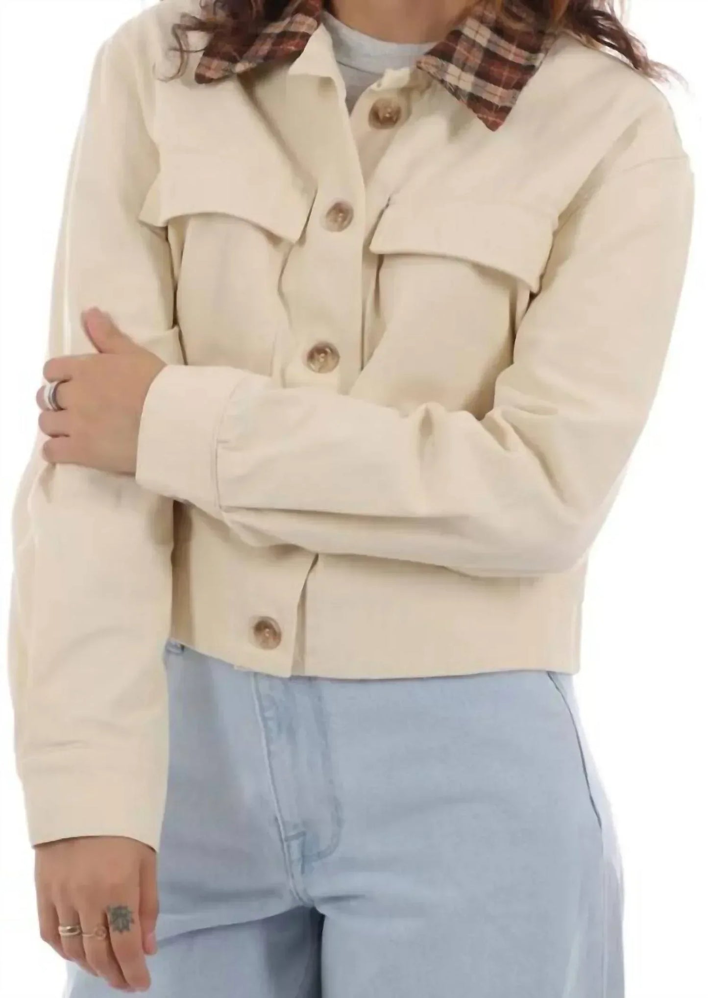 Rhythm. - Dylan Cropped Shacket - Rack Hunt