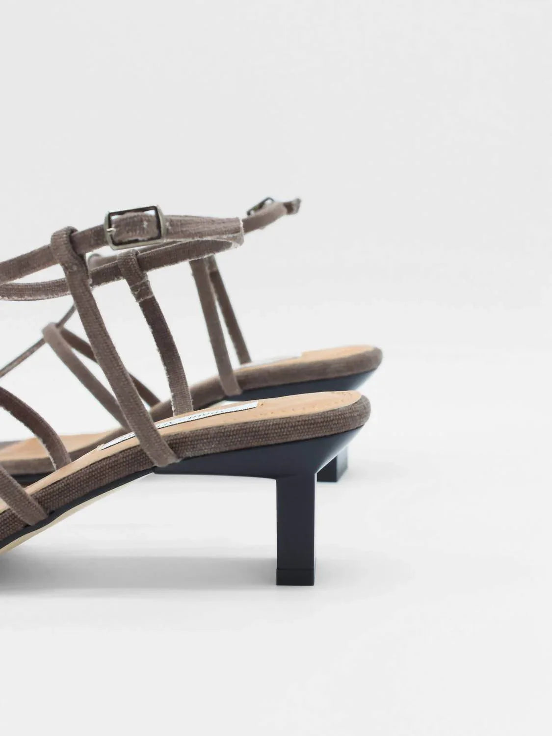 About Arianne - Women's Gene Bosc Strappy Heeled Sandal - Rack Hunt