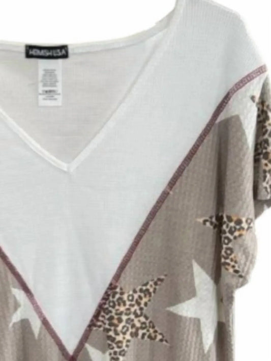 Heimish USA - Women's Short Sleeve Top With Stars - Plus - Rack Hunt