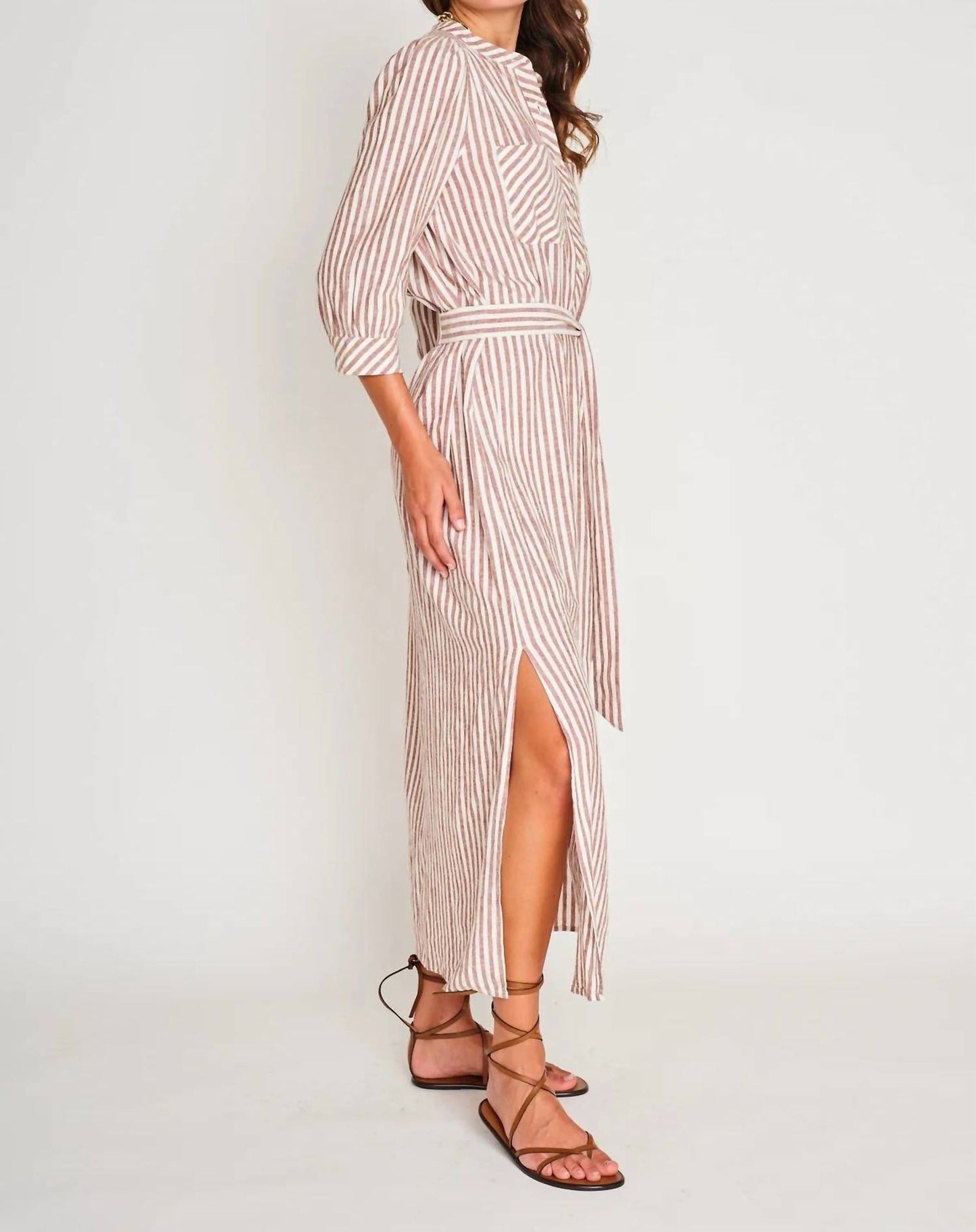 Cassie 3/4 Sleeves Shirt Dress