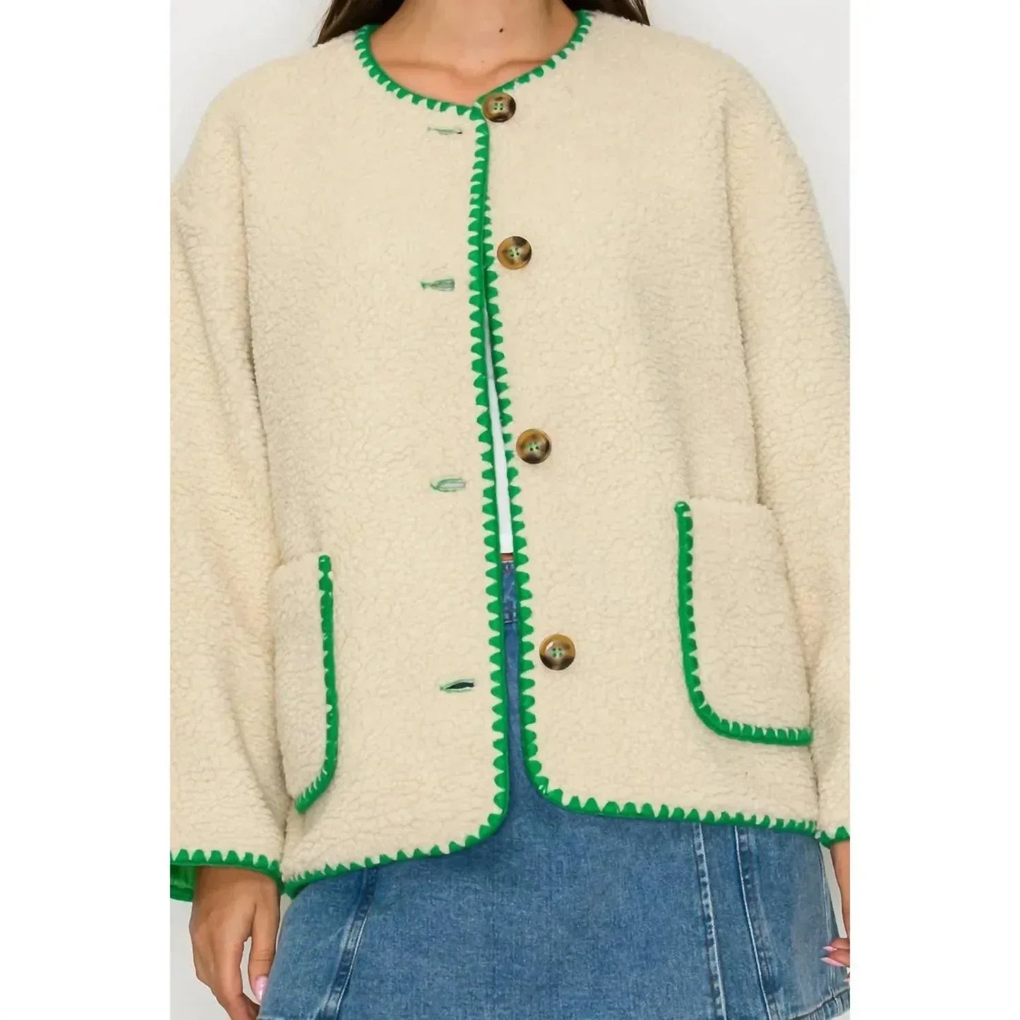 Love Wednesday - Clover Button Down Jacket - Rack Hunt