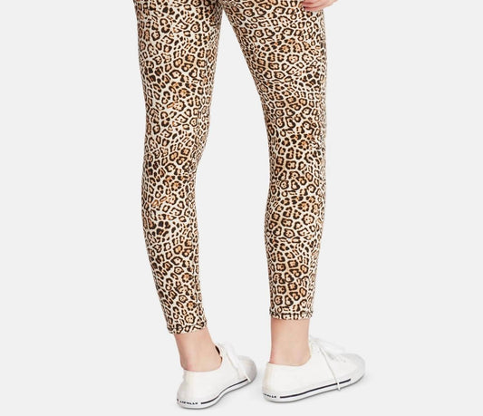 Animal Printed Ankle Skinny Jeans