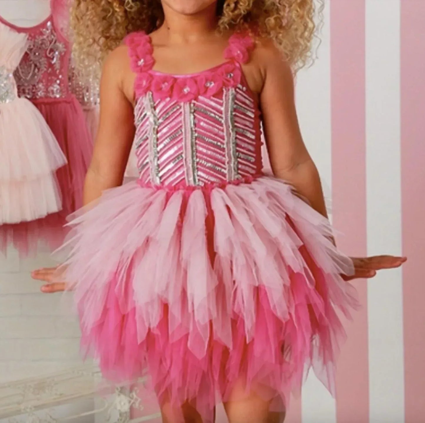 Ooh! La, La! Couture - Girls Emma Sleeveless Tutu Dress - Rack Hunt