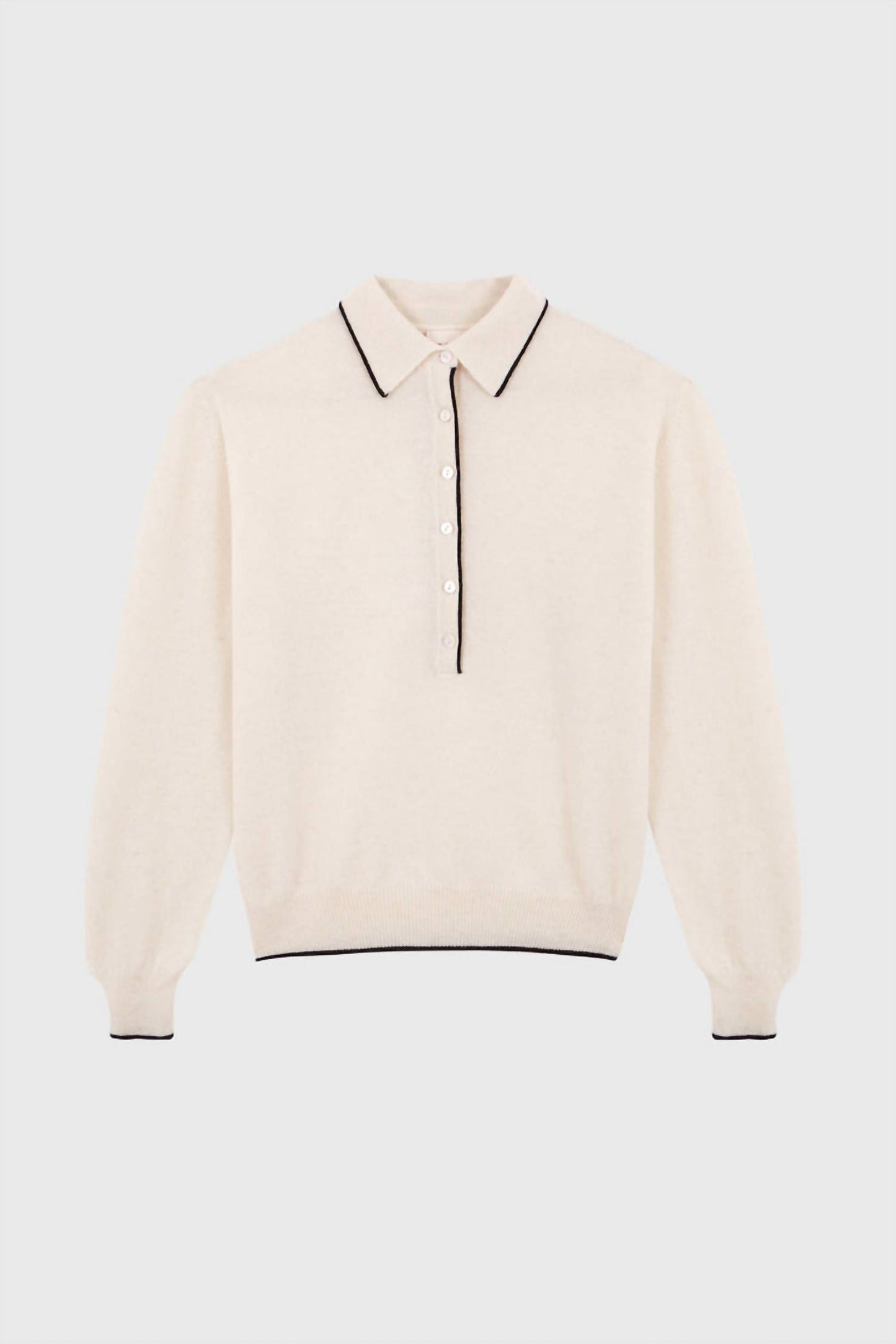 Cashmere Polo Sweater
