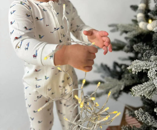 Tickety-Boo - Kid's Holiday Skier Zipper Romper - Rack Hunt