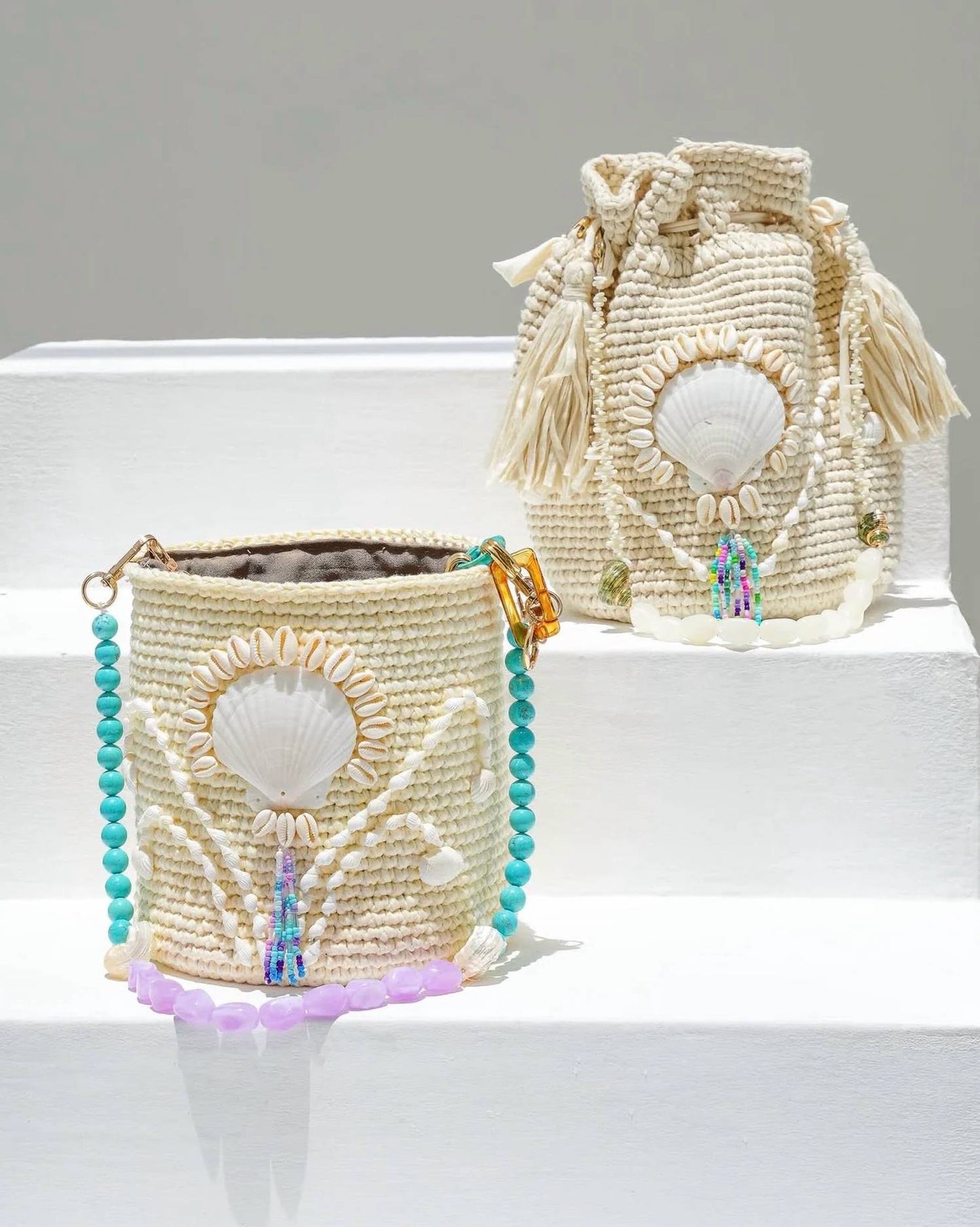 Women's Bucket Shell Bag