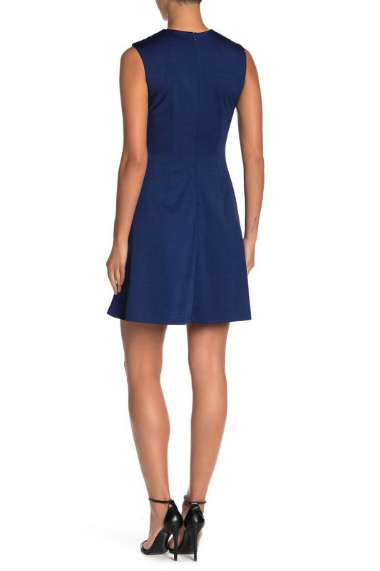 ALEXIA ADMOR - Colorblock Striped Fit Flare Dress - Rack Hunt