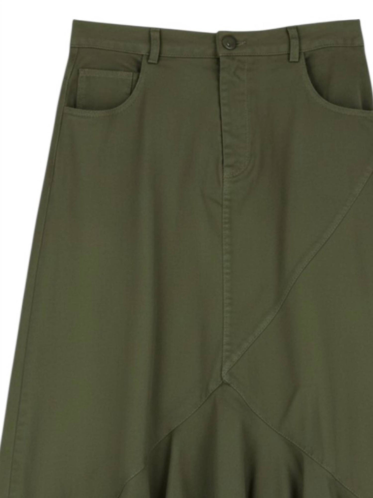Women's Frayed Hem Hi Low Ruffle Skirt