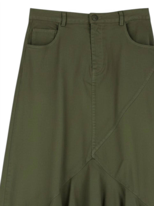 Women's Frayed Hem Hi Low Ruffle Skirt