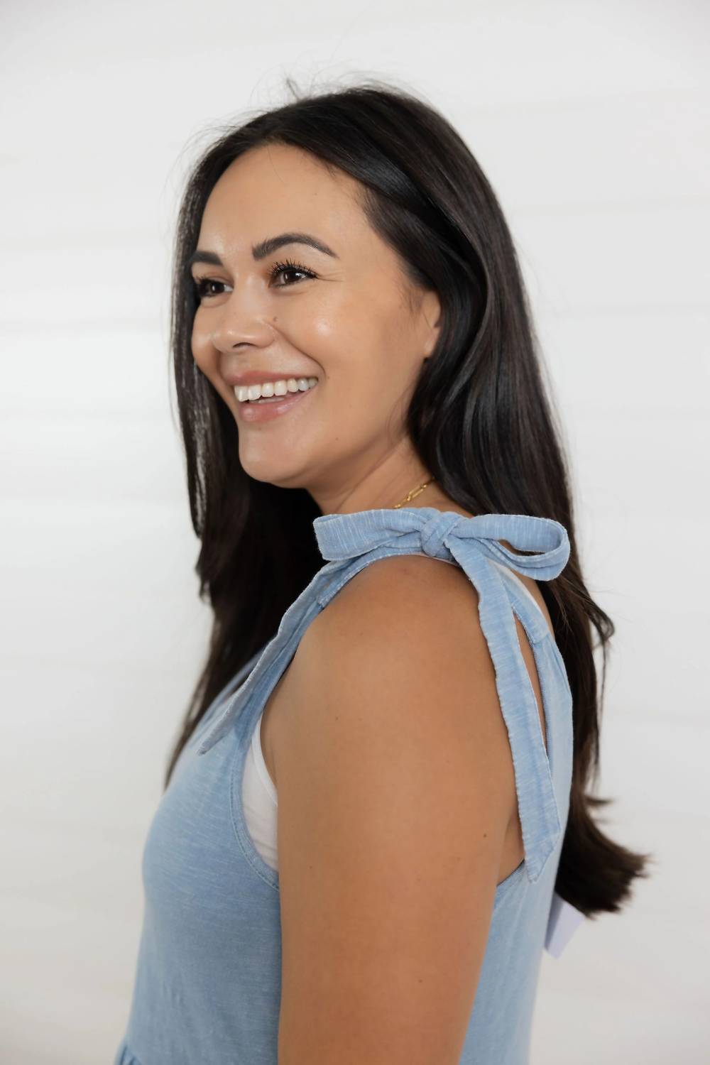 Tie Shoulder Knit Dress