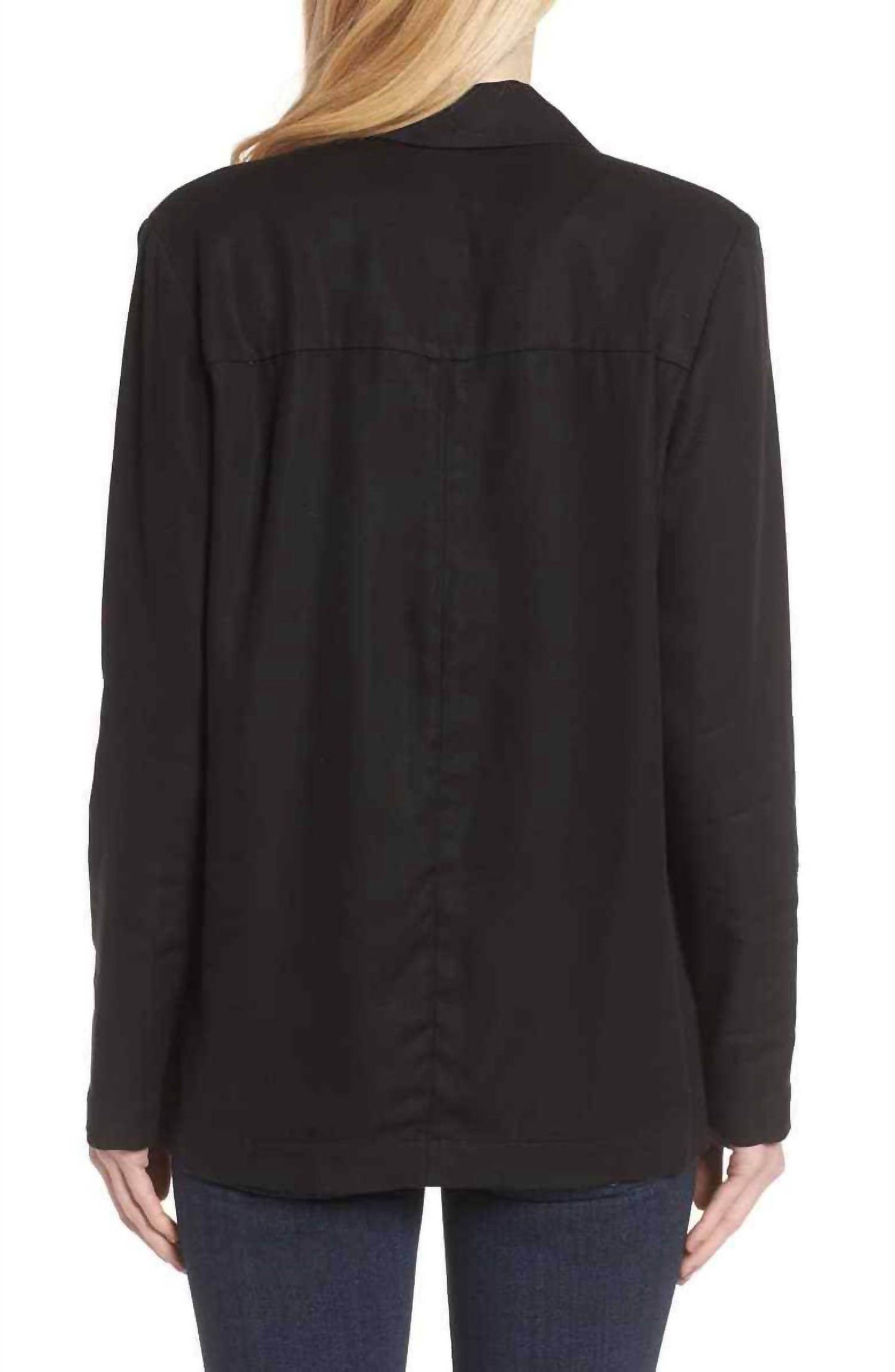 Trouve - Drapey Double Breasted Oversized Tencel Blazer - Rack Hunt -