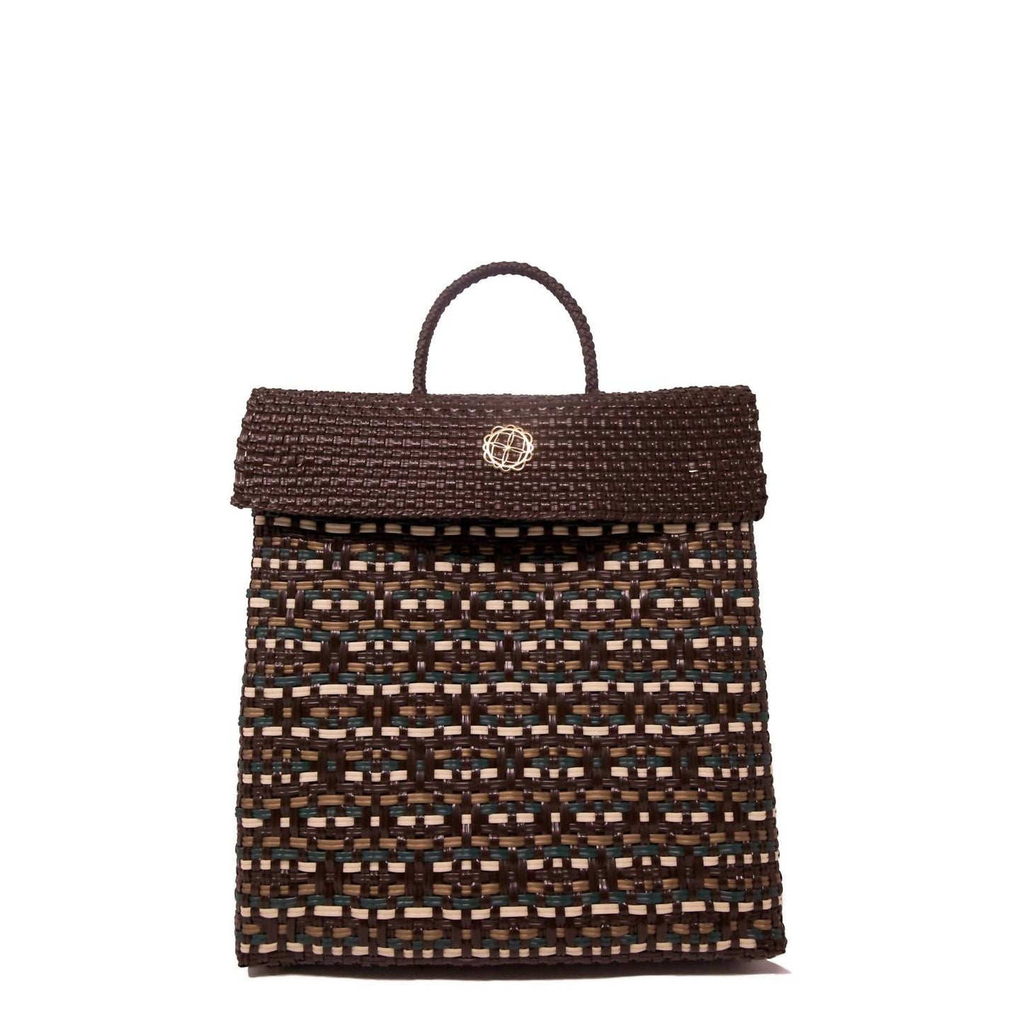 Women's Small Handmade Woven Backpack