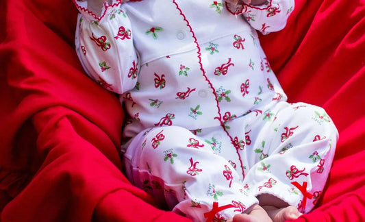 Baby Threads - Baby Girls Holly & Bows Cap - Rack Hunt
