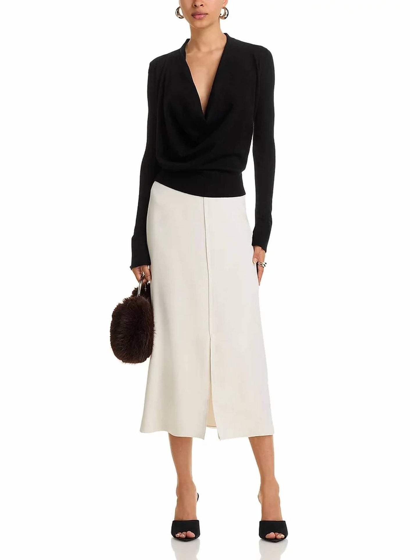 Natia Cowl Neck Top