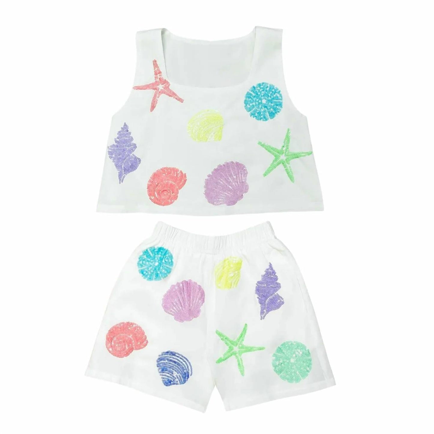 Seashells Shorts Set