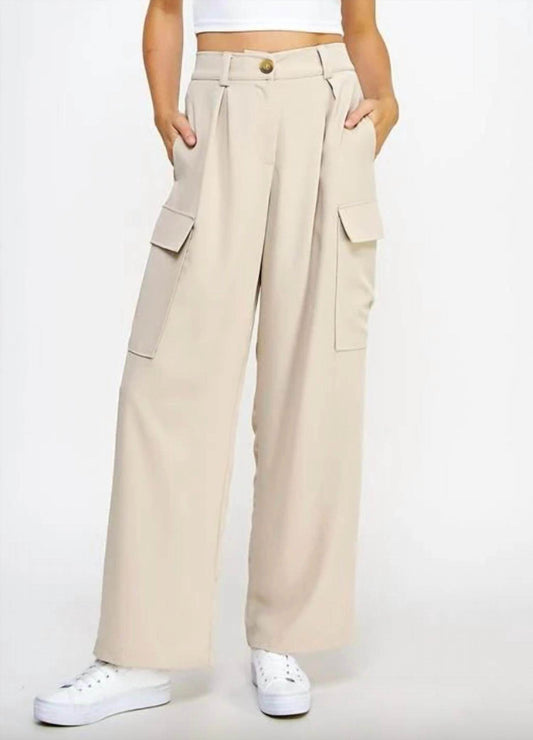 Moda Borboleta - Wide Leg Cargo Pant - Rack Hunt -
