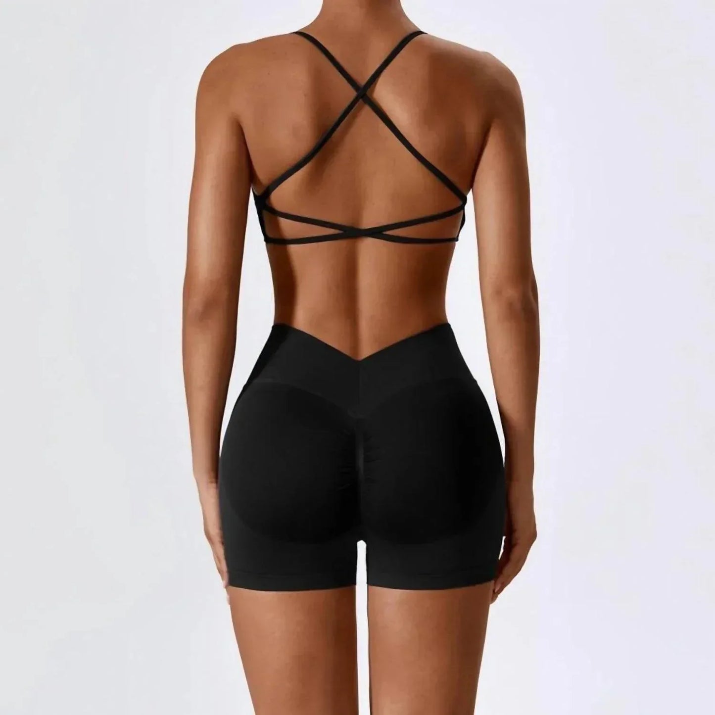 Rockstar Peach - Sienna V Back Shorts - Rack Hunt
